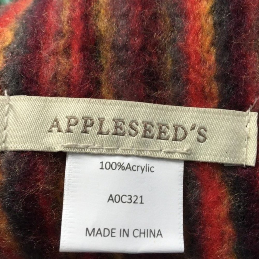 Appleseeds Stripe Soft Winter Scarf - Picture 2 of 4
